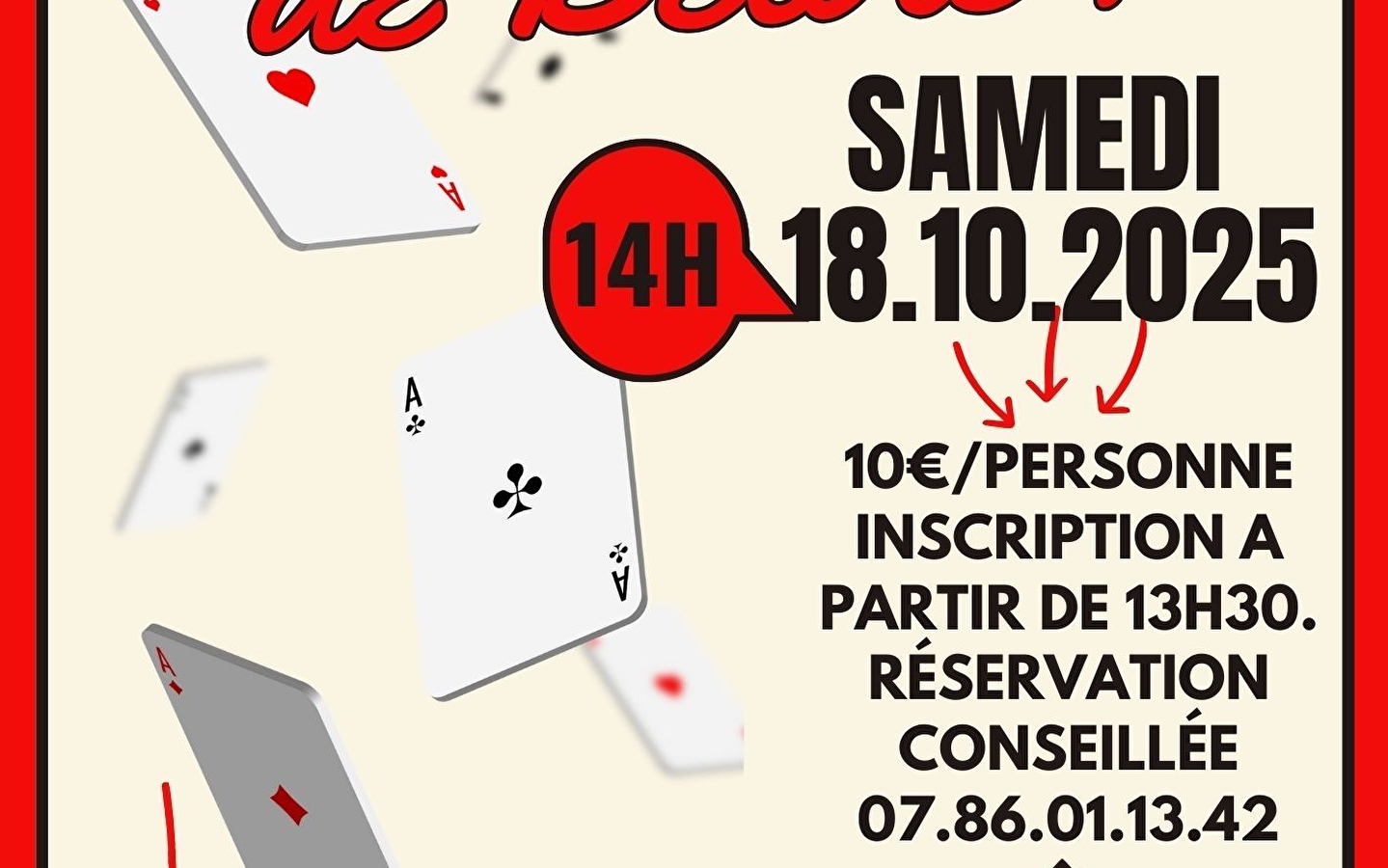 Belote competition at Grominet