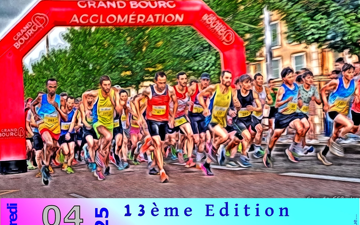 La corrida d'été de Bourg-en-Bresse