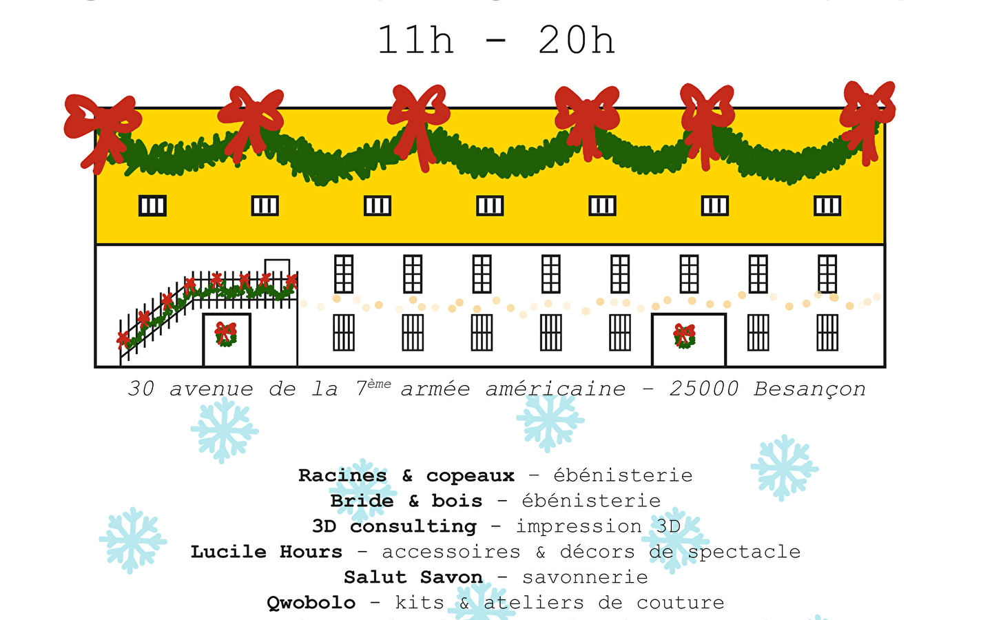 Rendez-vous des ateliers - special Christmas craft market - open doors