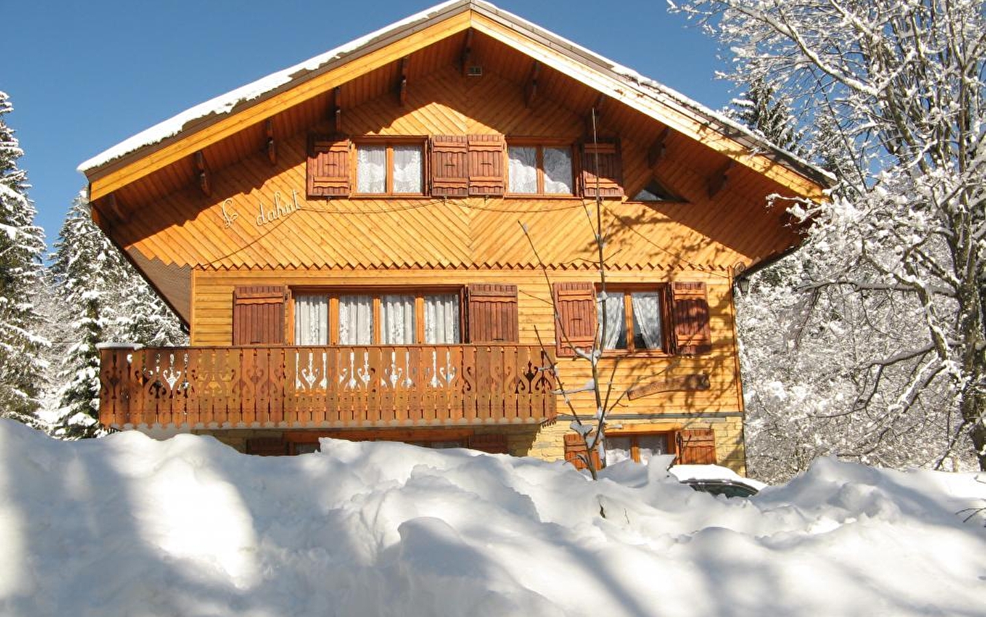 Chalet le Dahut (4 personnes + lit suplémentaire)