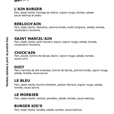 L'Ain Burger