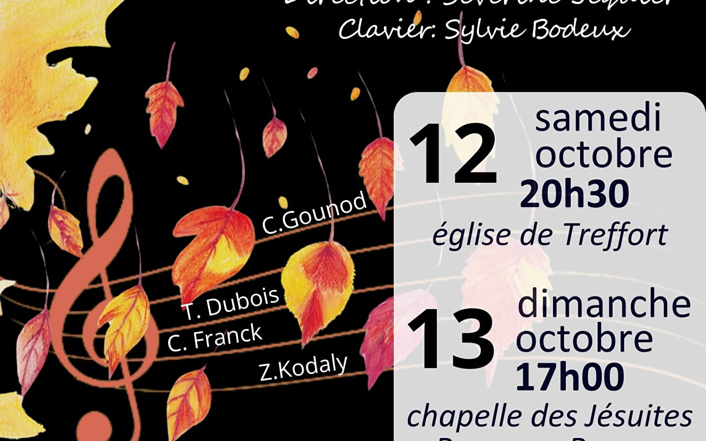 Concerts d'Automne du nouveau Choeur de l'Ain