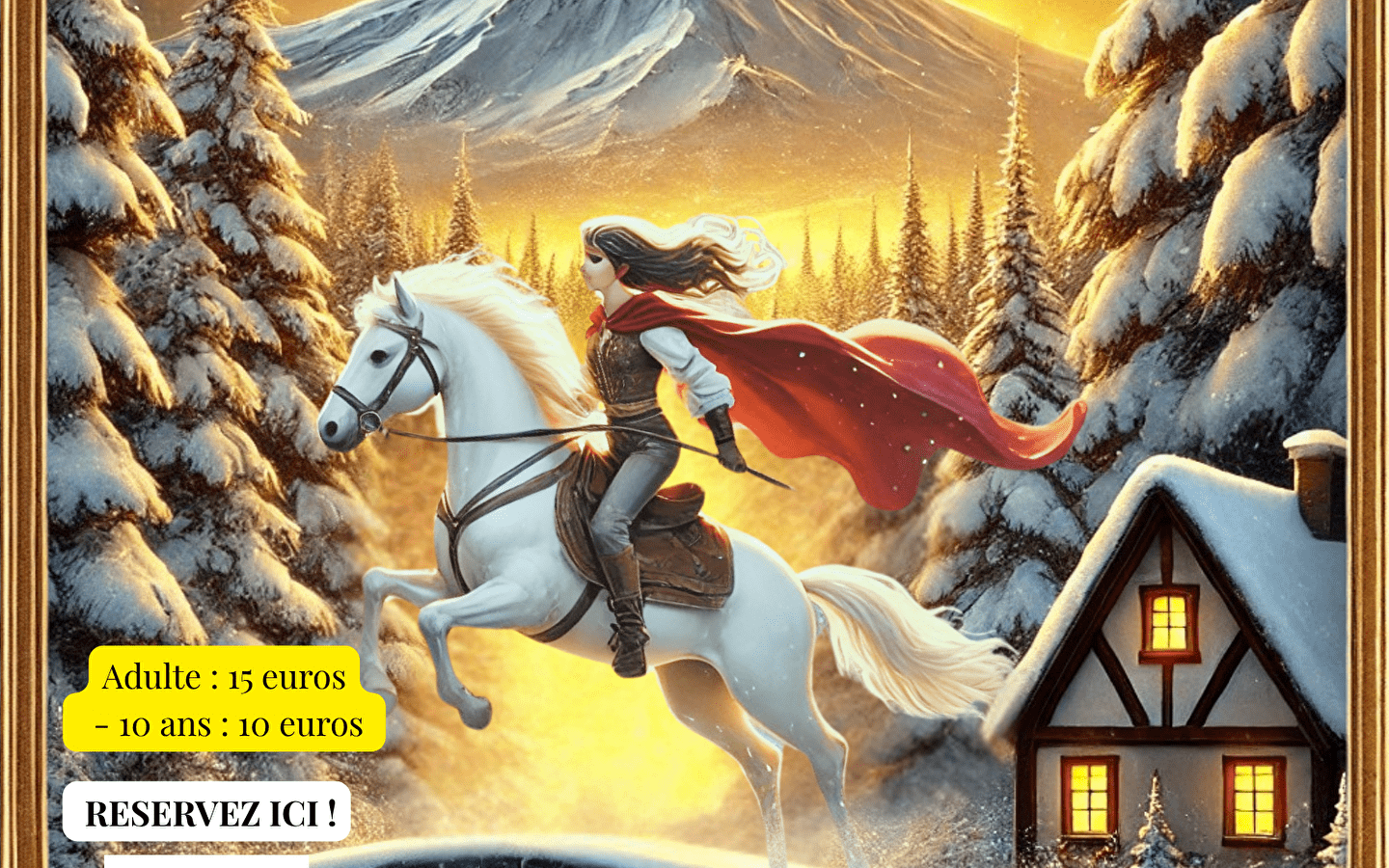 'La mission de Noel' equestrian show, écurie du Cerneux