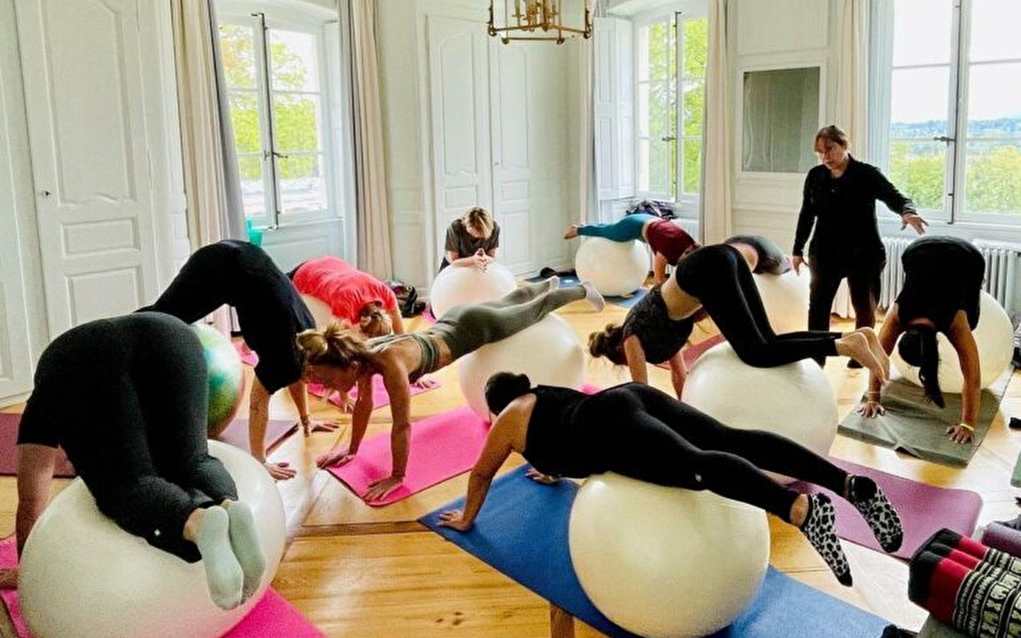 Yoga au château