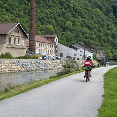 EuroVelo 6 in the Jura Mountains