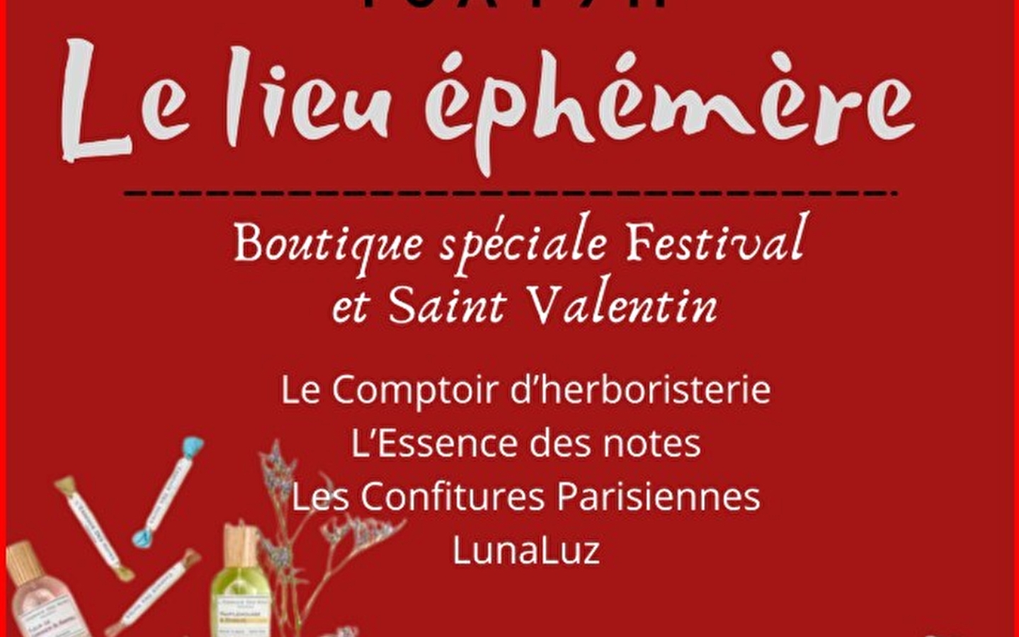 Movies week to coincide with the Festival du film d'amour 