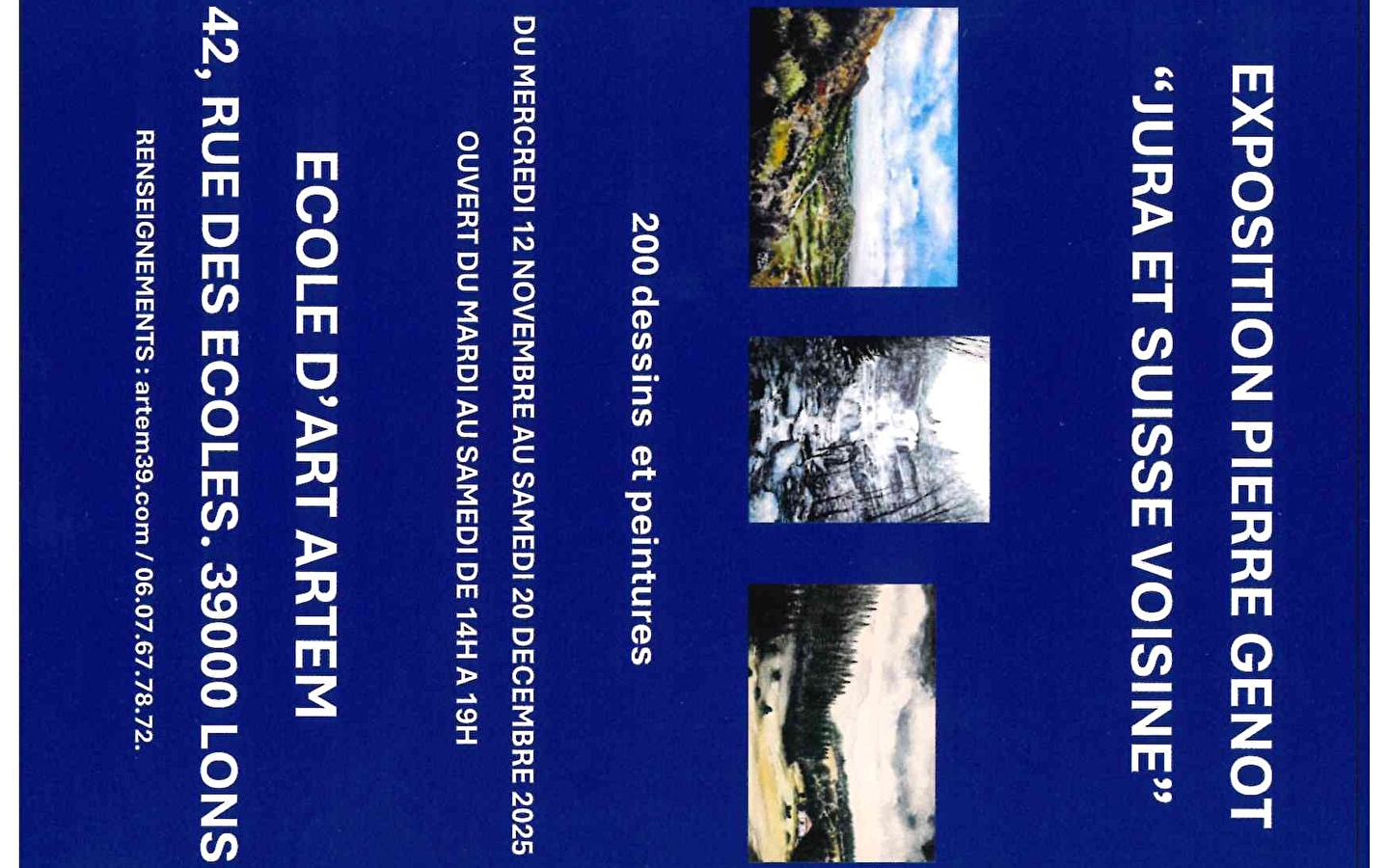 Pierre Genot exhibition: Jura and neighbouring Switzerland