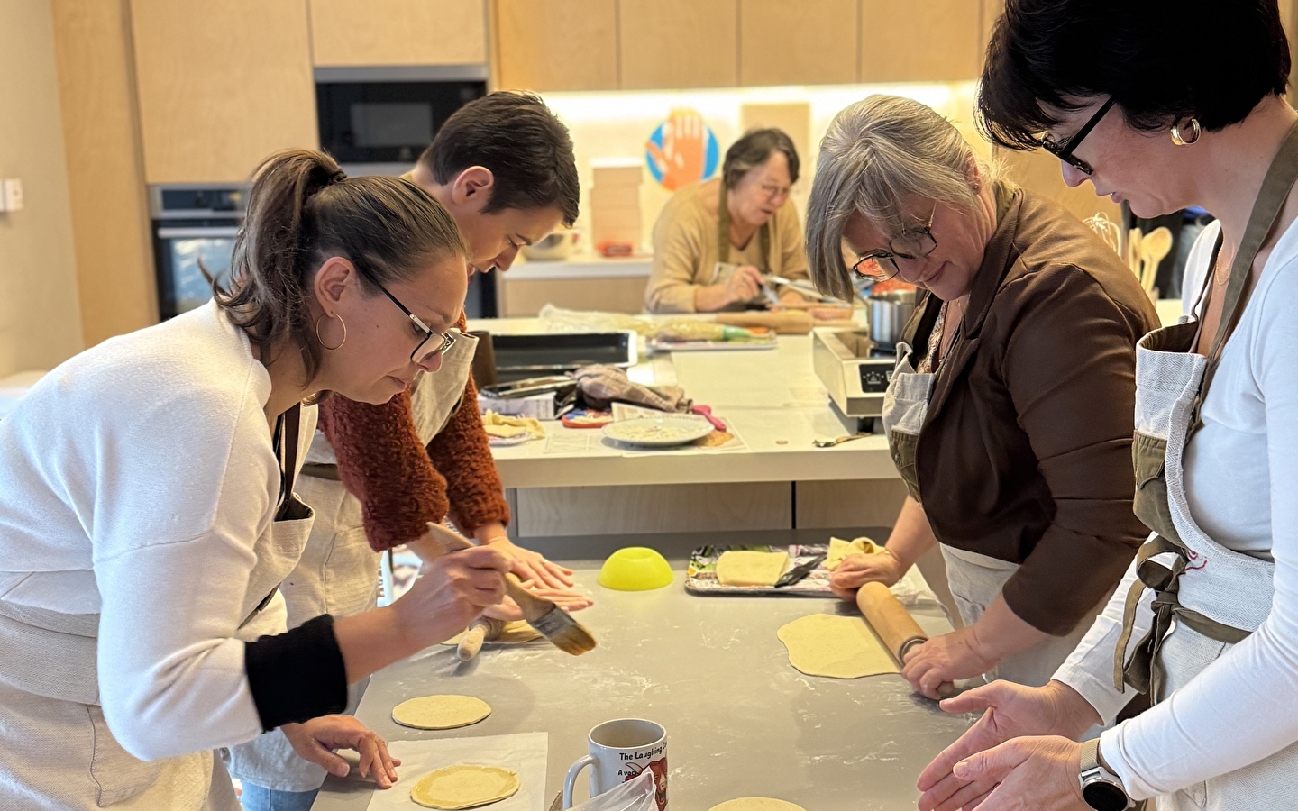 Cooking workshop with a chef