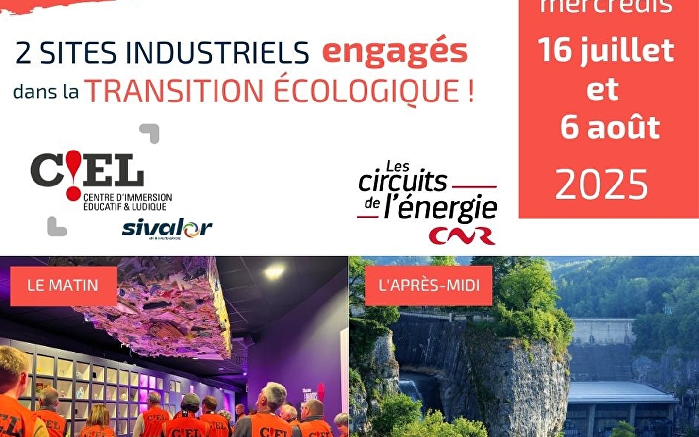 Pass'2 en Ain : visite du Ciel et du barrage de Génissiat