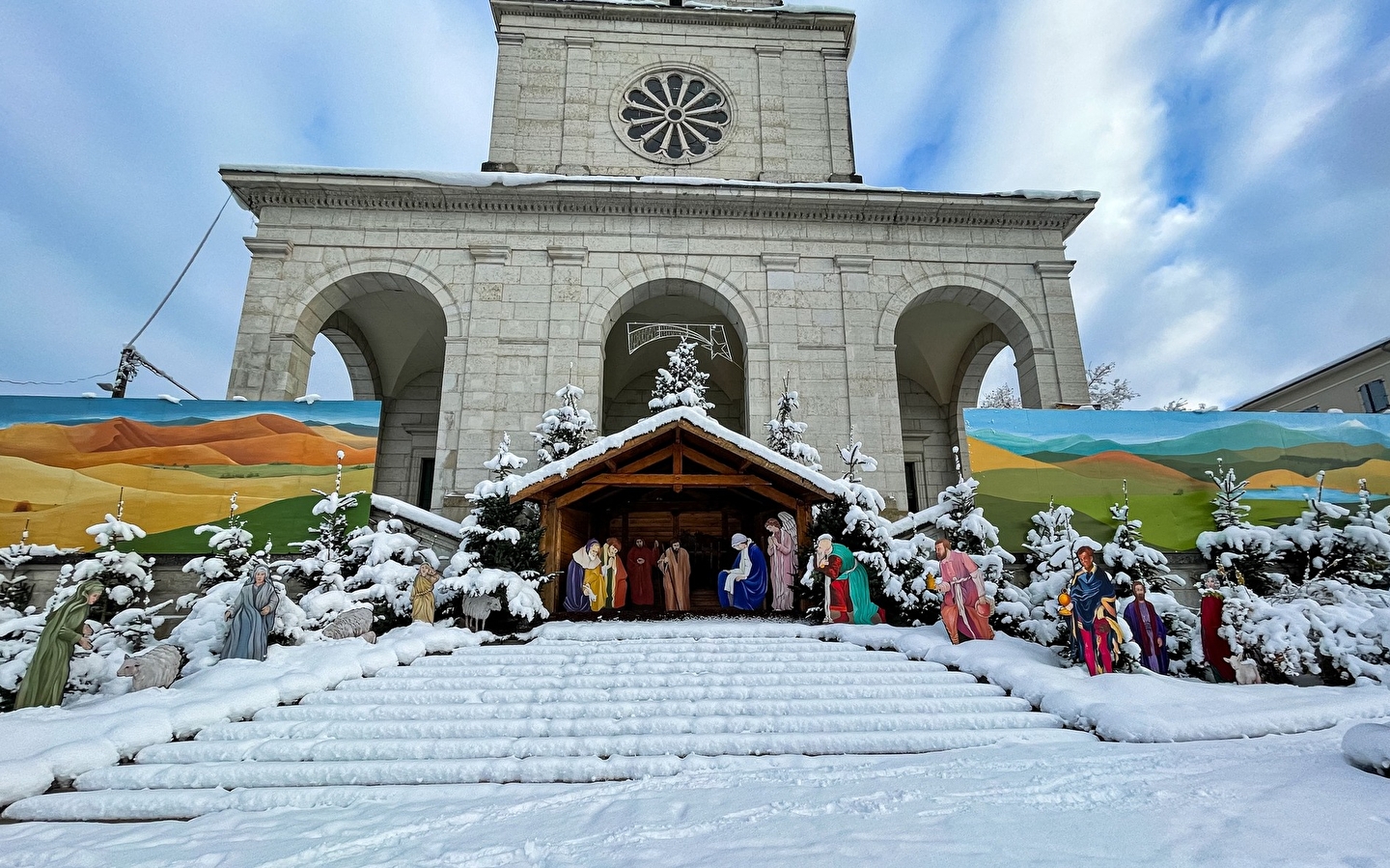 La crèche à l'Eglise Saint Léger d'Oyonnax