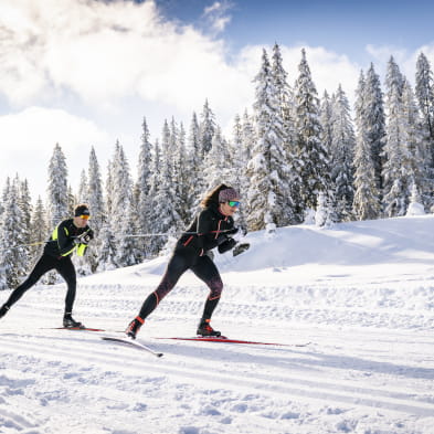 The Jura Mountains in nordic ski