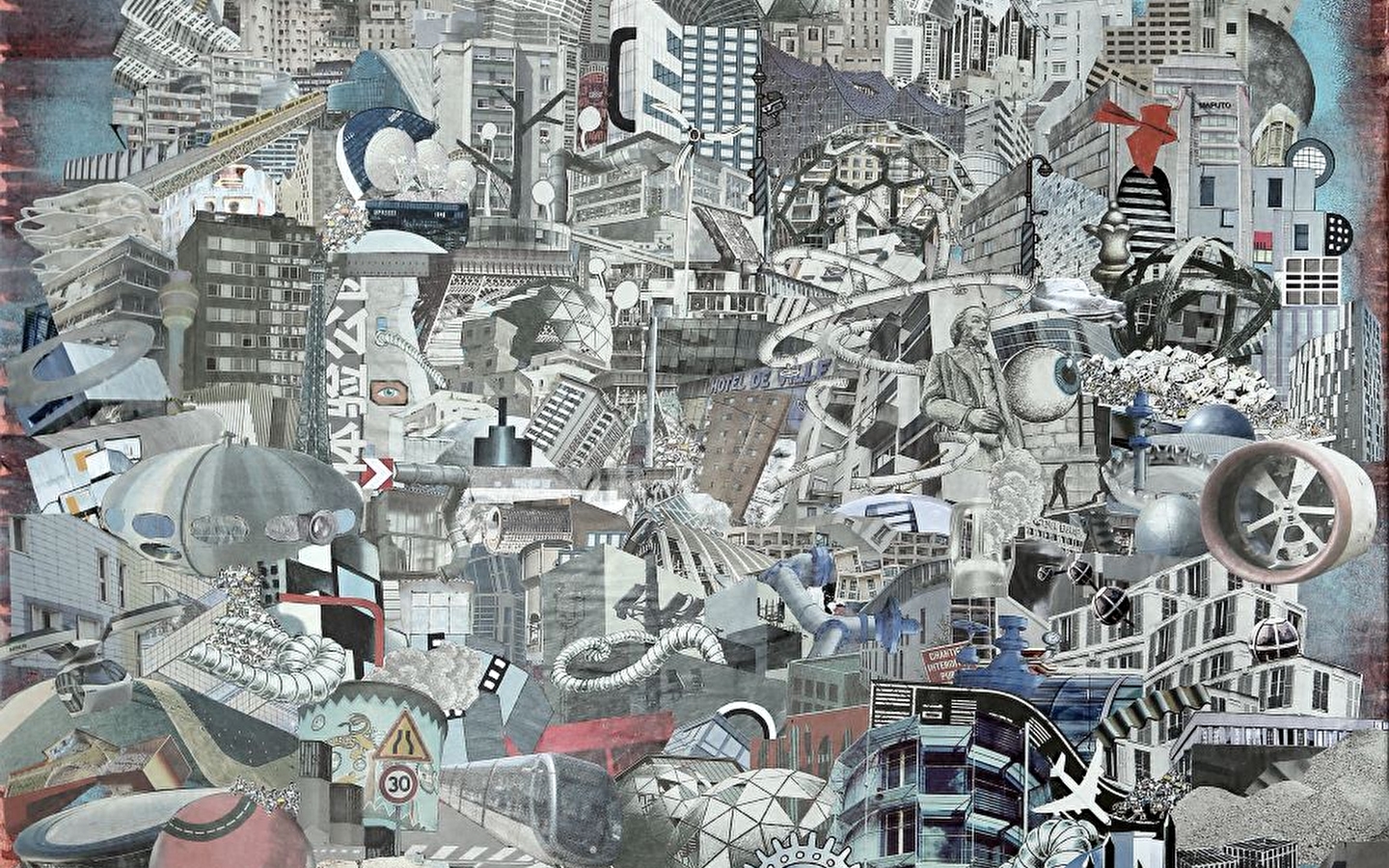 JANNET, contemporary collages exhibition - POSTPONED