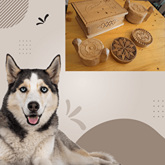 Scintiller au fil des saisons - sculpture sur bois au couteau et activités avec des chiens - HAUT VALROMEY