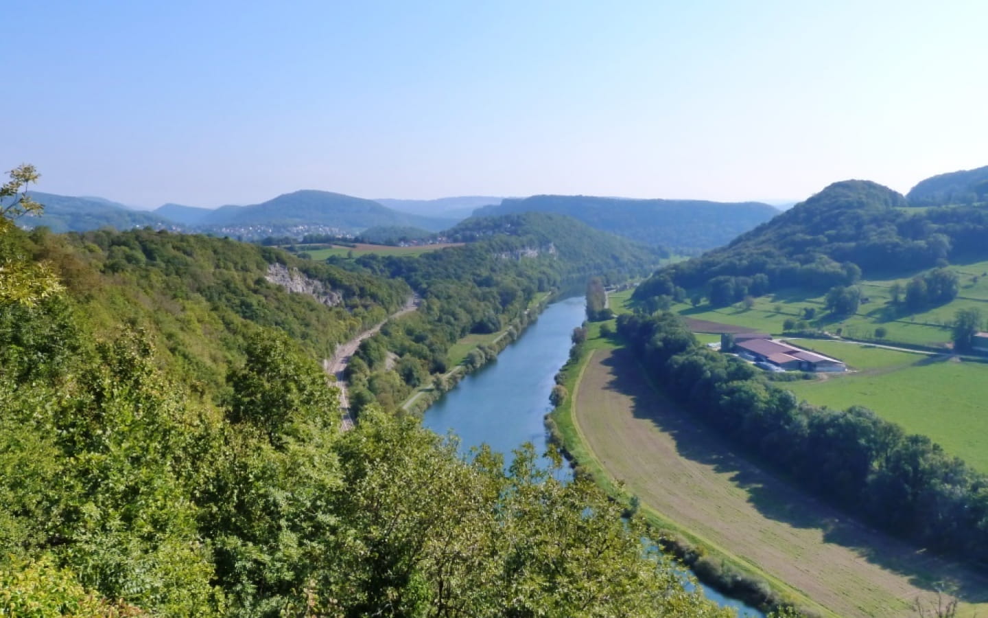 La vallée du Doubs