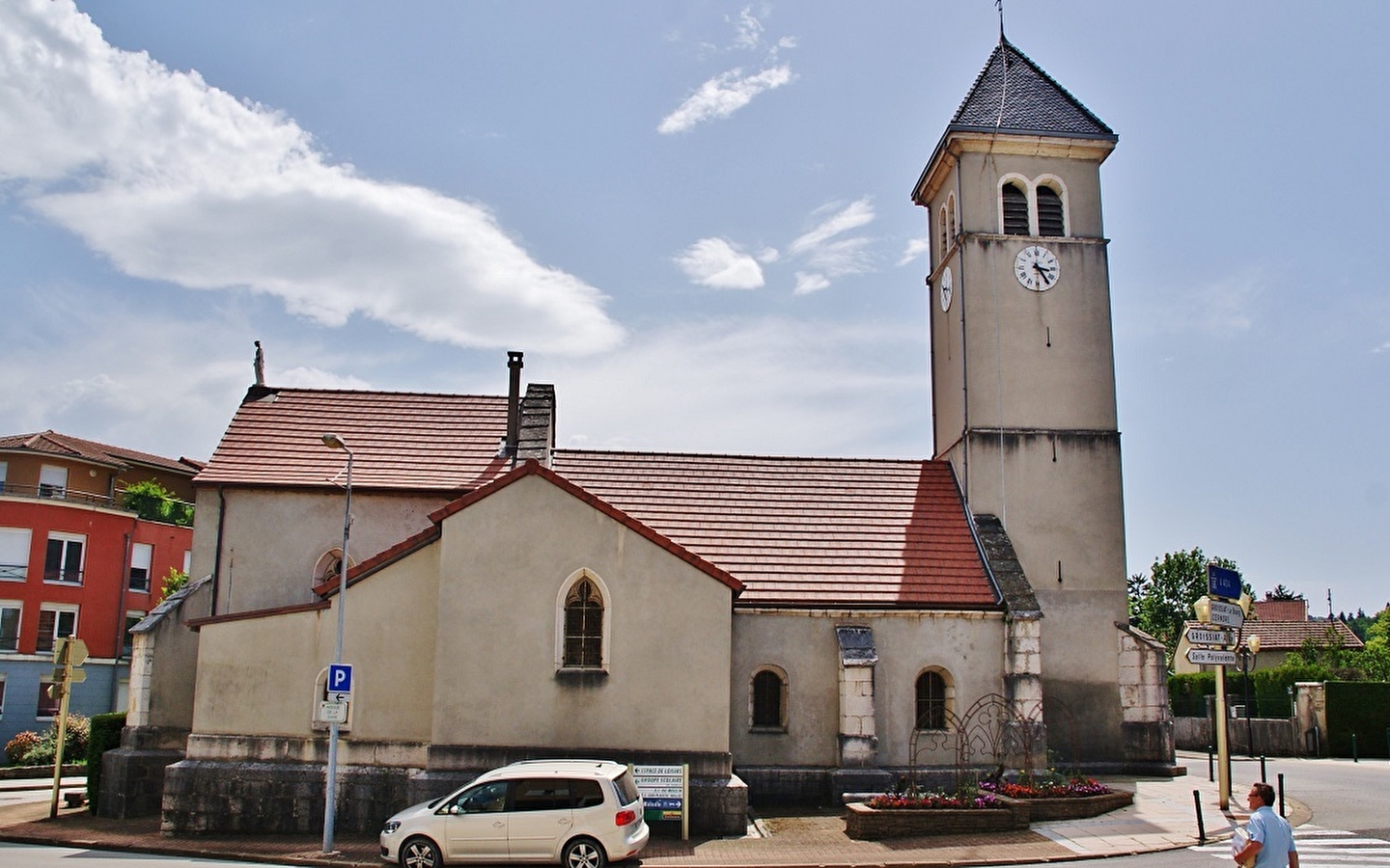 La crèche à l'Eglise Saint Christophe de Bellignat