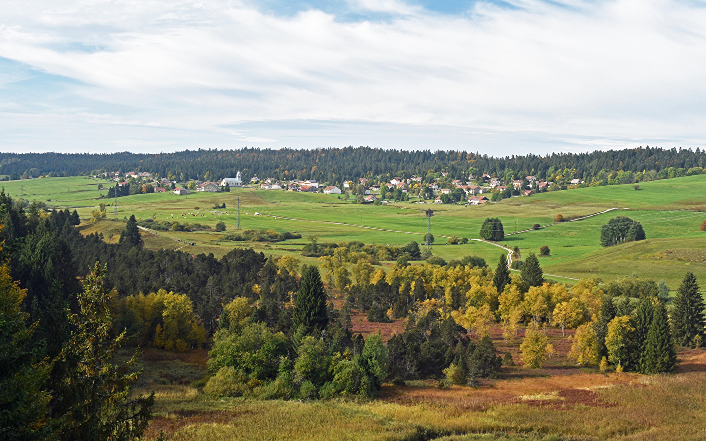 Belvederes and peat bog of Nanchez
