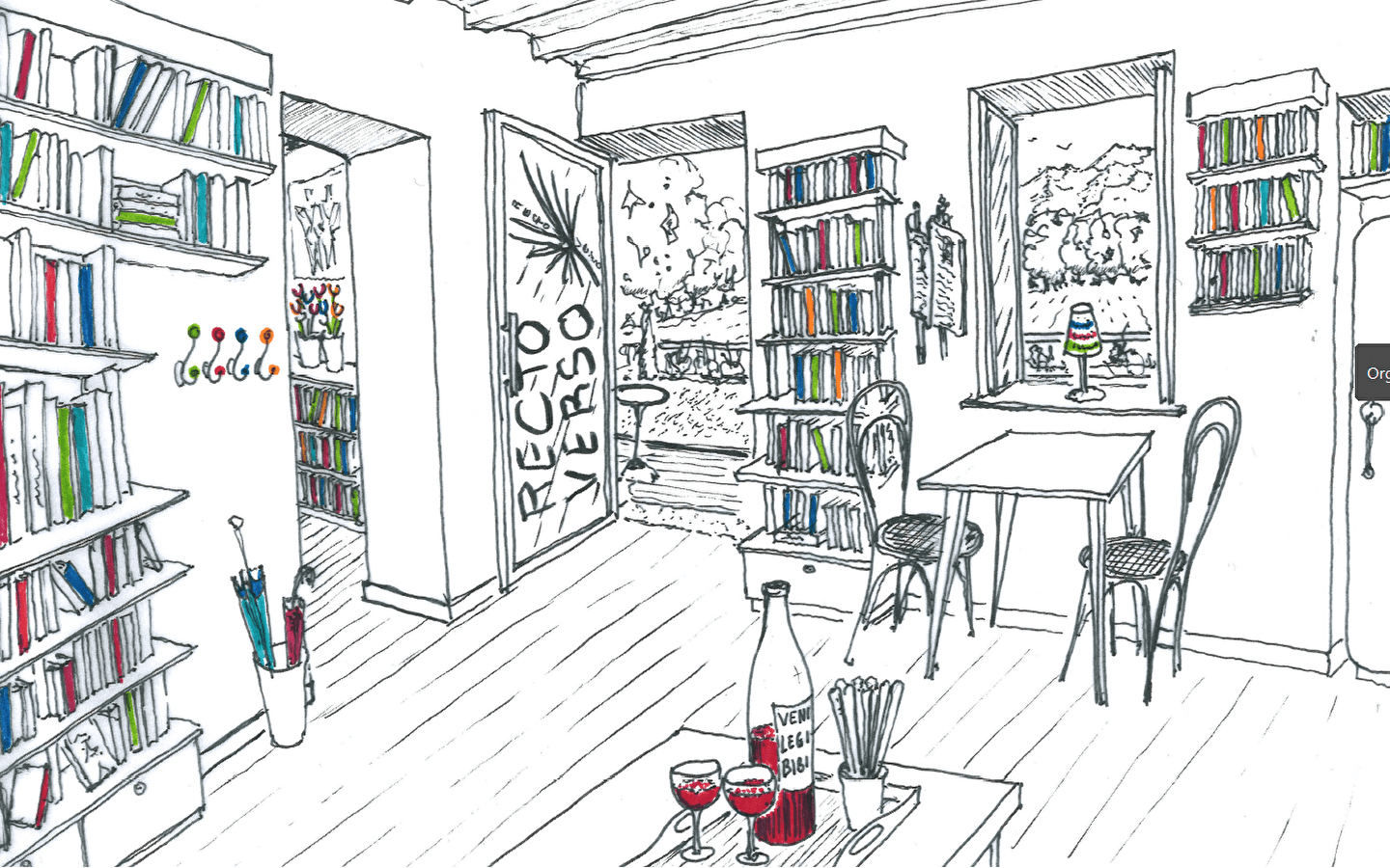 Librairie café Recto-Verso