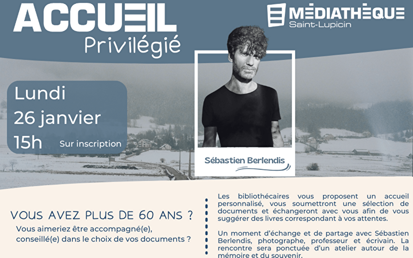 Saint-Lupicin multimedia library: A warm welcome