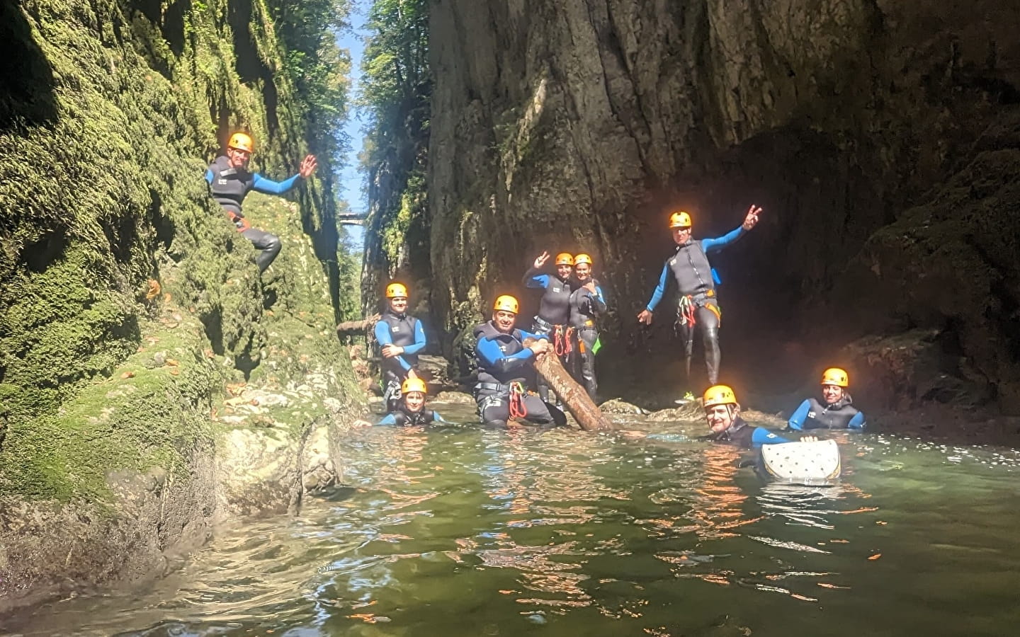 Half-day canyoning sensation 