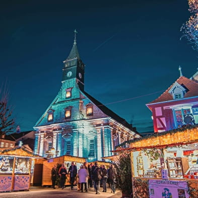 Christmas lights in Montbéliard