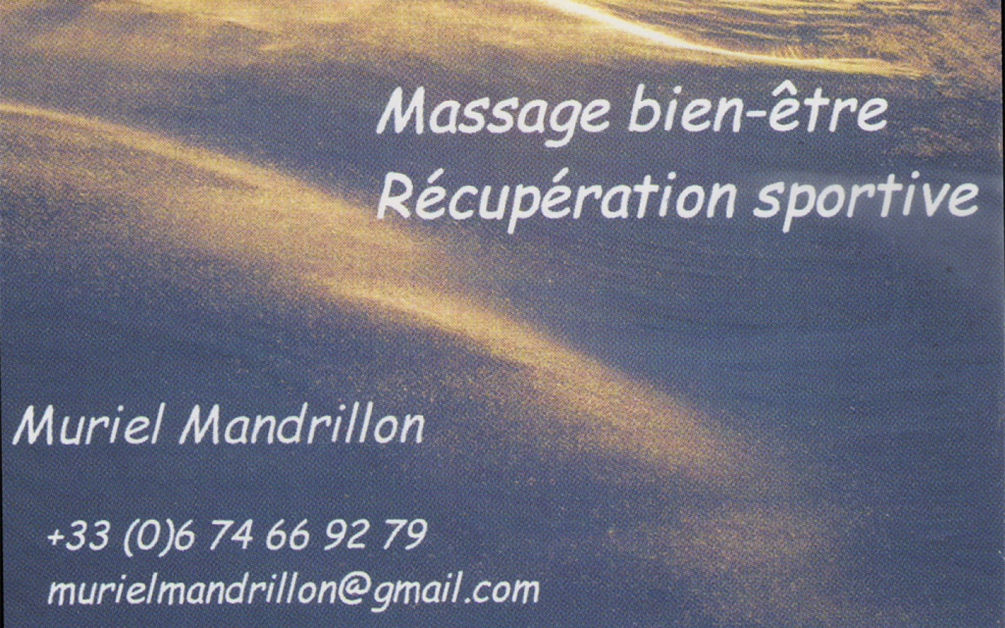 Muriel Mandrillon Massage Bien-Être