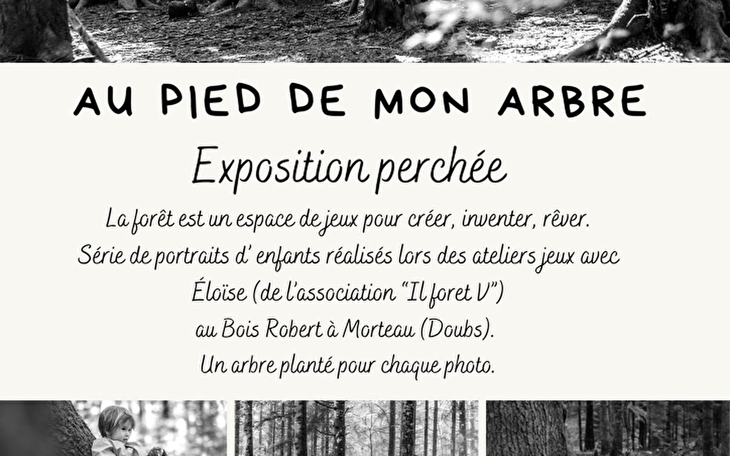 Au Pied de mon Arbre photo exhibition
