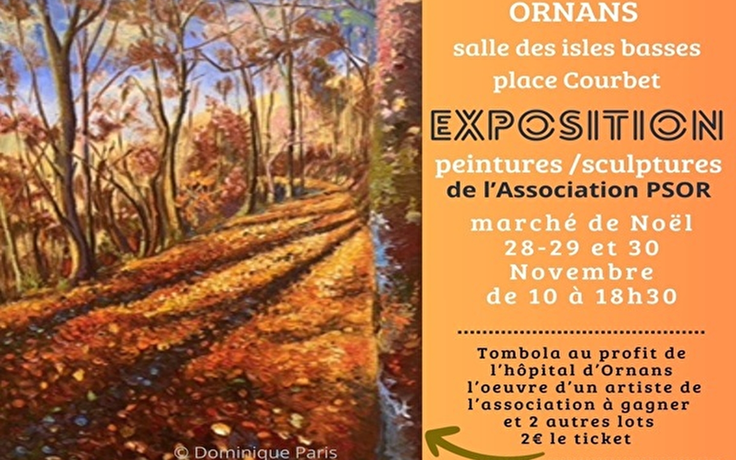 Exhibition of paintings and sculptures by the PSOR association