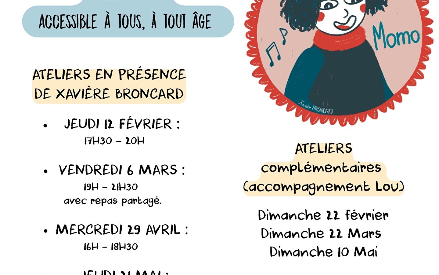 Ateliers créations de décors pour le spectacle 'Momo' (JAZZ'MUSE 26)