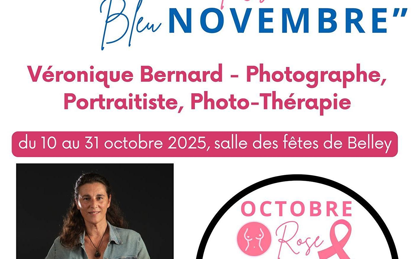 Exposition de photographies 'Octobre Rose, Bleu Novembre'