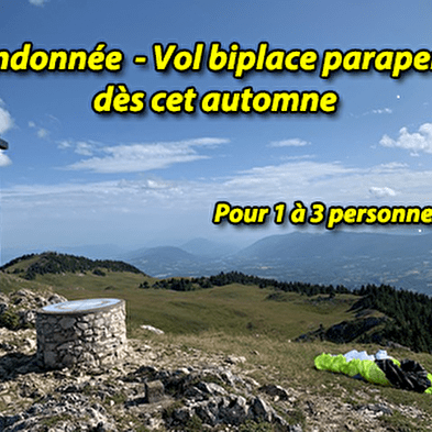 Vol Rando en biplace parapente avec Didier Marinet