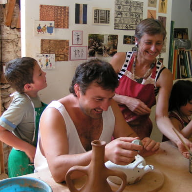 Ateliers adultes et enfants à la poterie de Lhuis