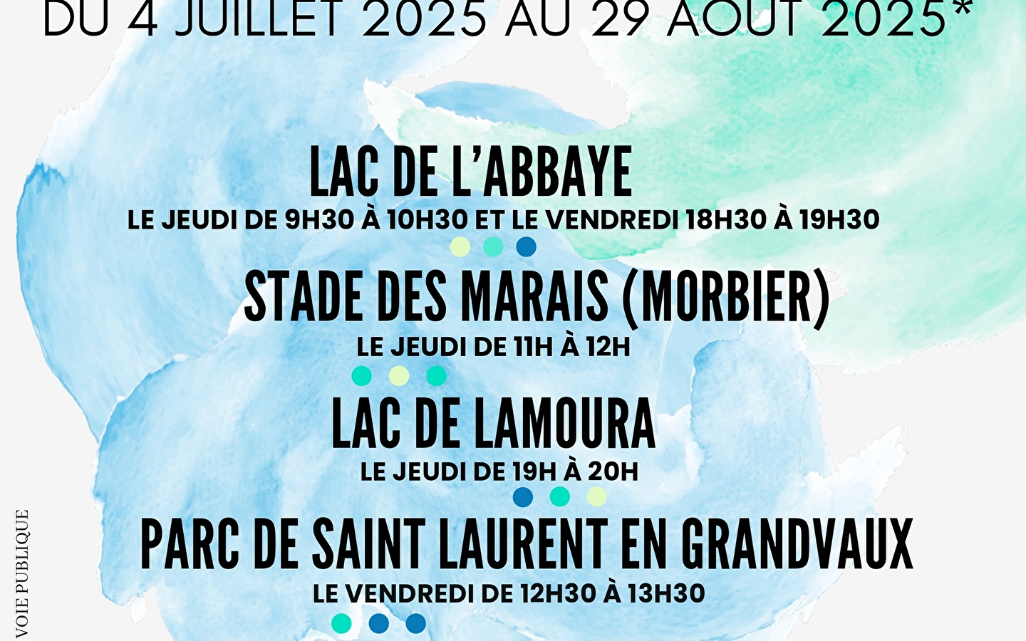 Pilates discovery - Lac de l'Abbaye