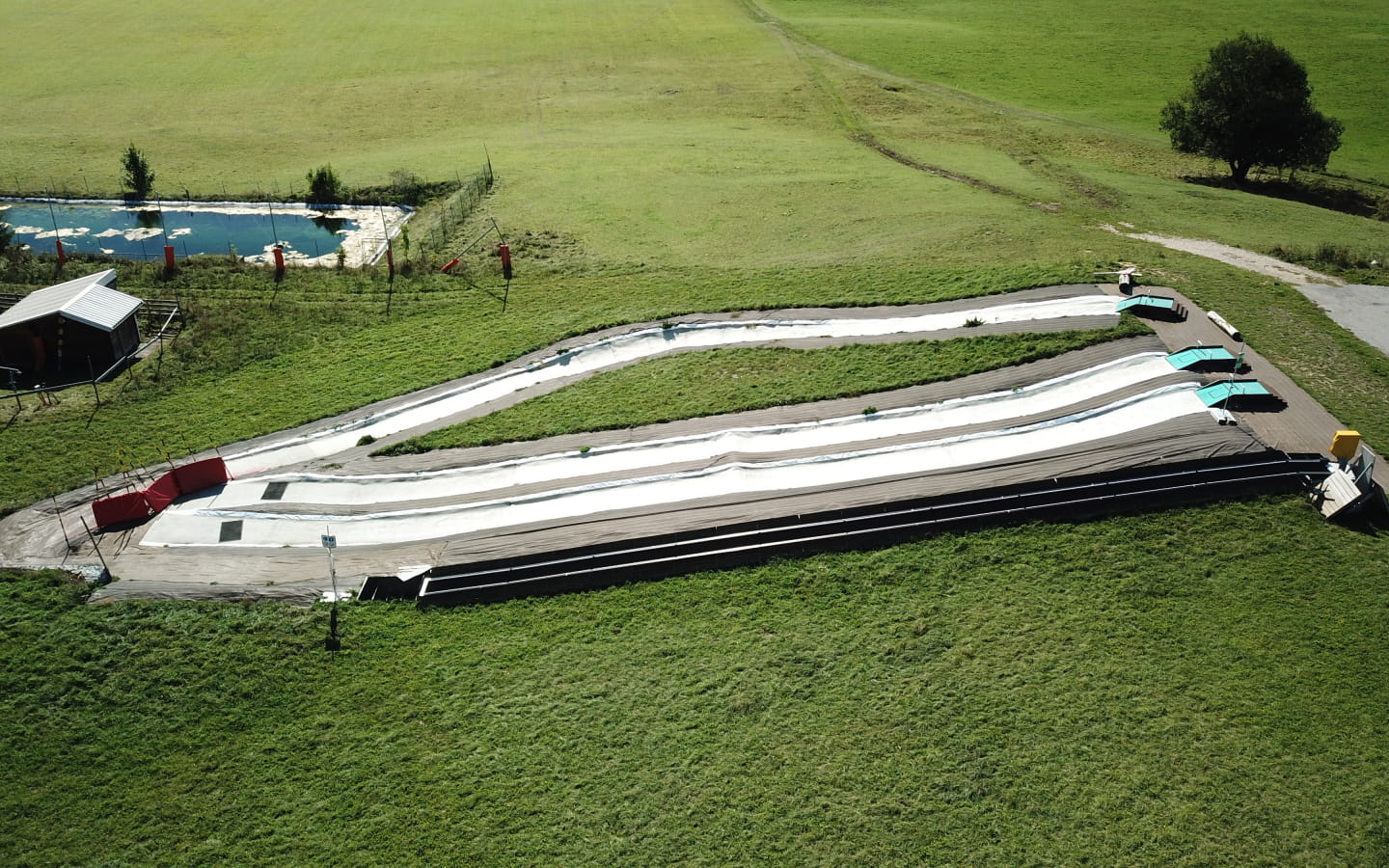 Pistes de luges tubing