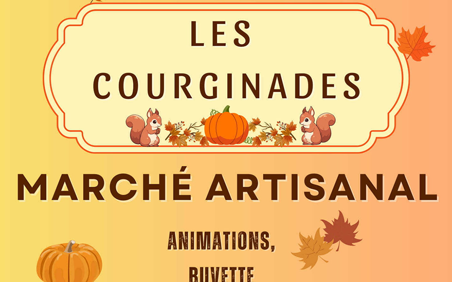 Les courginades : marché artisanal, de producteurs et de praticiens du bien être