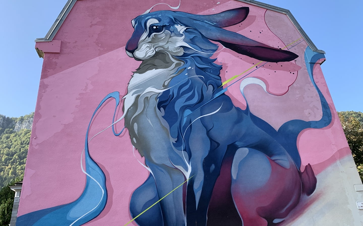 Fresques et murs peints - Le lapin de Kalouf