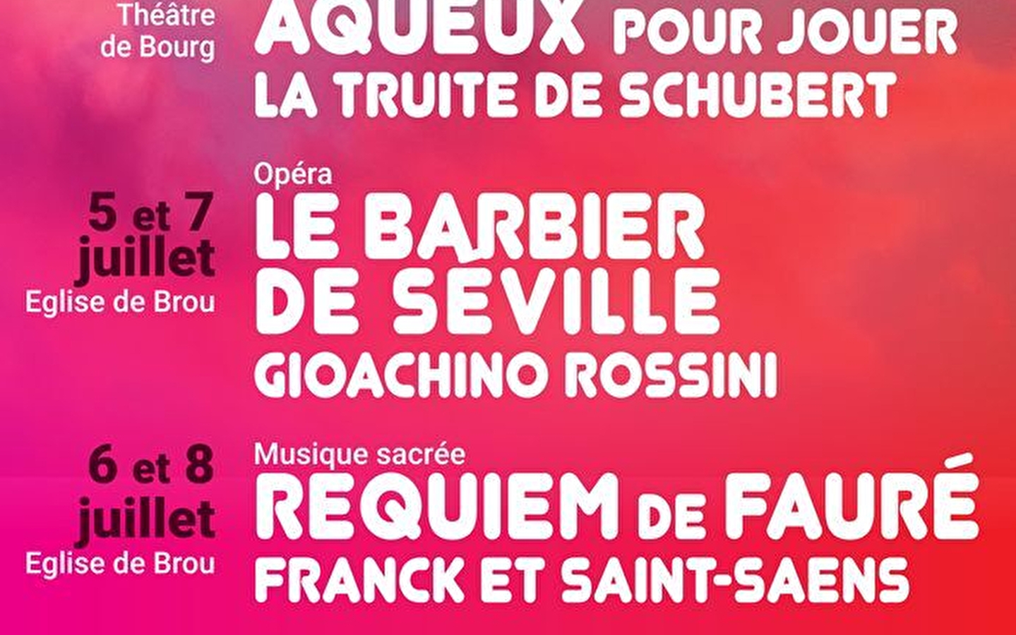 Estivales de Brou