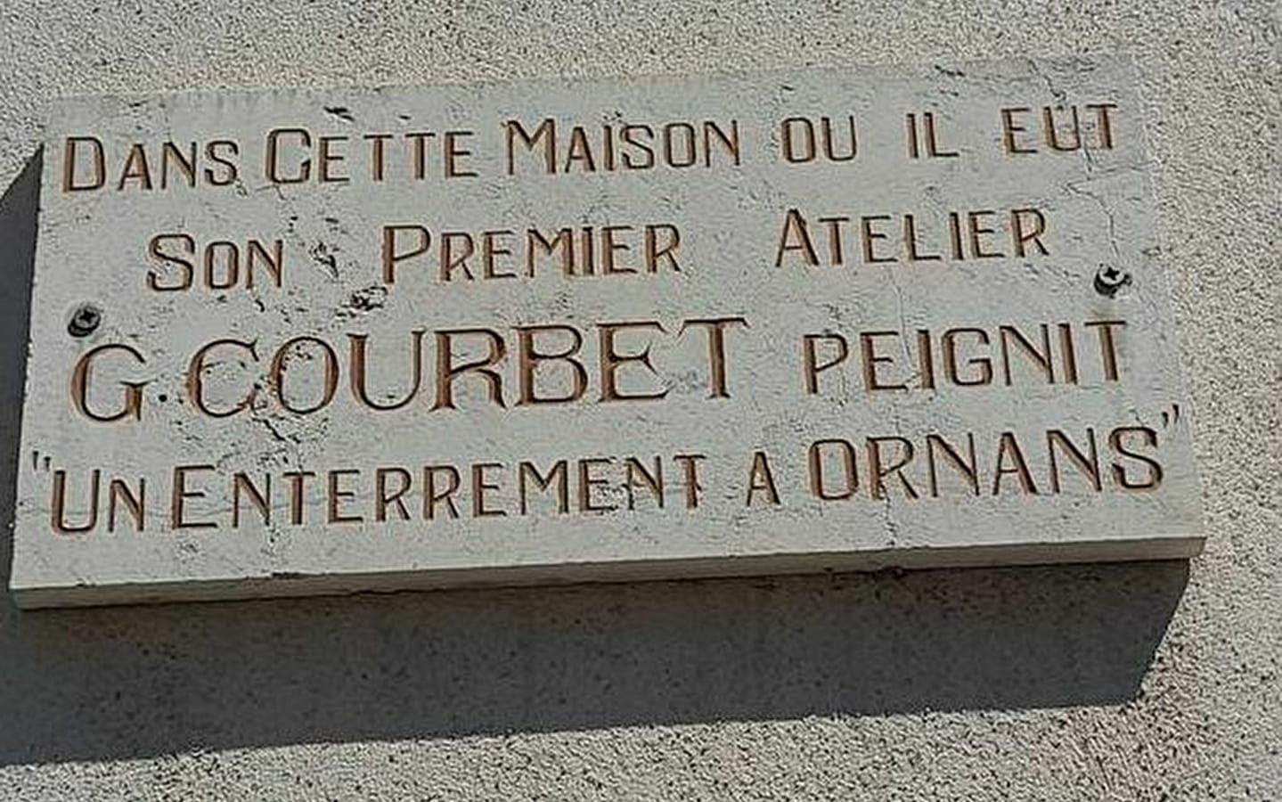 Visit to Gustave Courbet's first studio