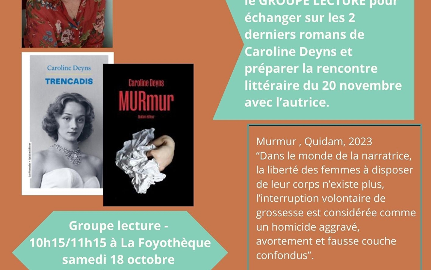 Reading group - Caroline DEYNS