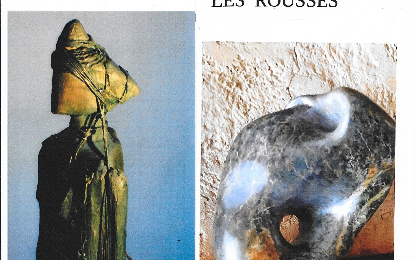 Stone and wood sculptures 