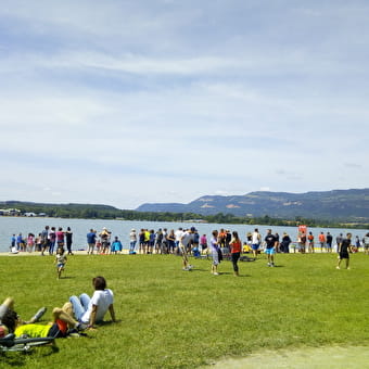 Site de baignade au Point Vert - SERRIERES-DE-BRIORD