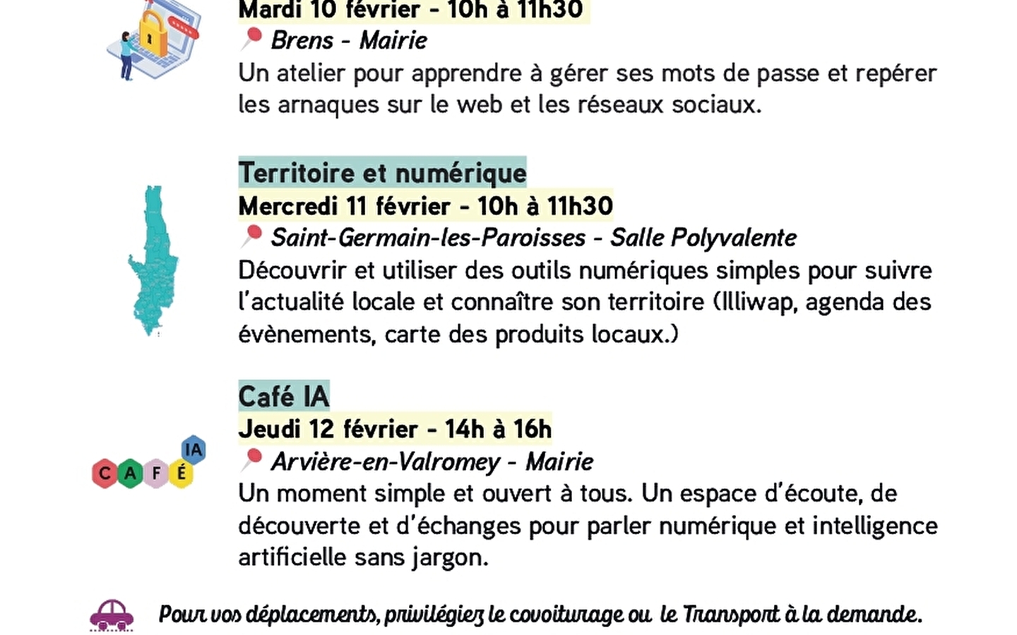 Atelier numérique : Territoire et numérique