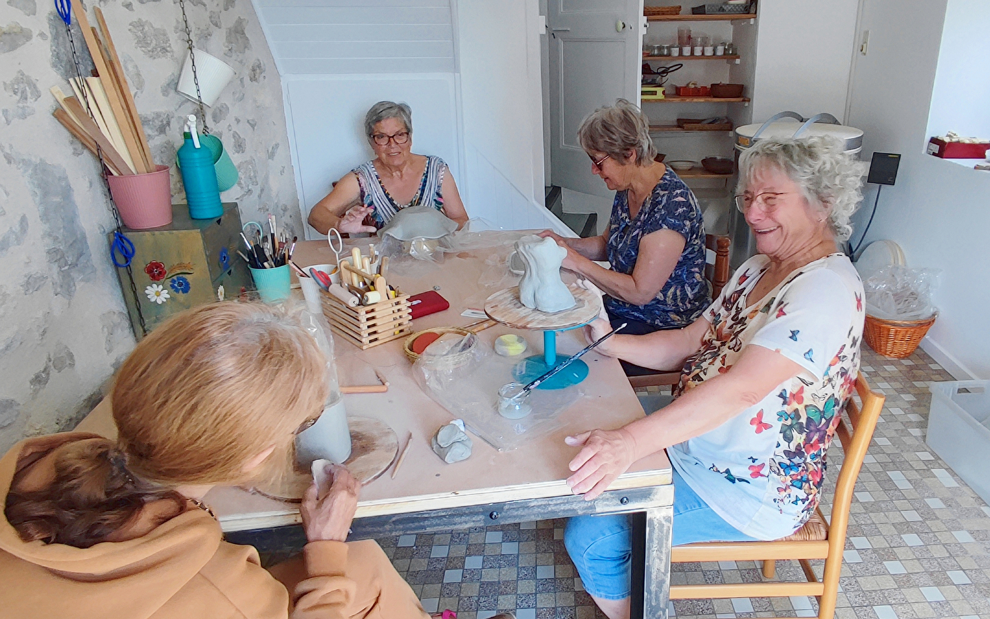 Stages de poterie des vacances d'hiver