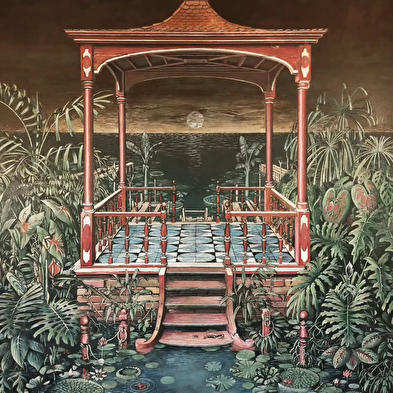 Exhibition of architectural engravings with alain combier
