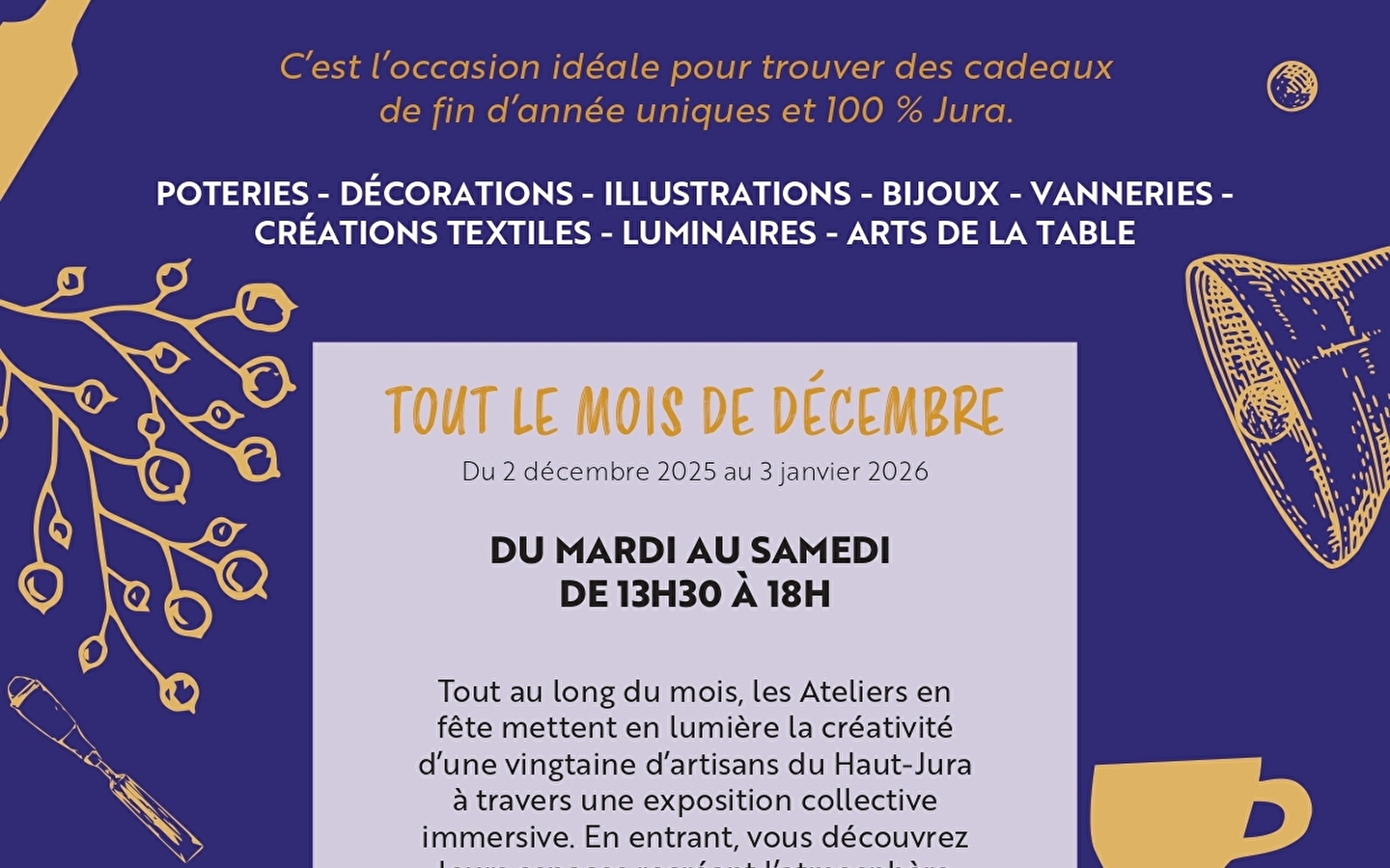 Atelier des savoir-faire - Celebrating workshops!