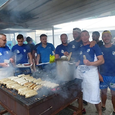 Les stands du rugby à Nantua