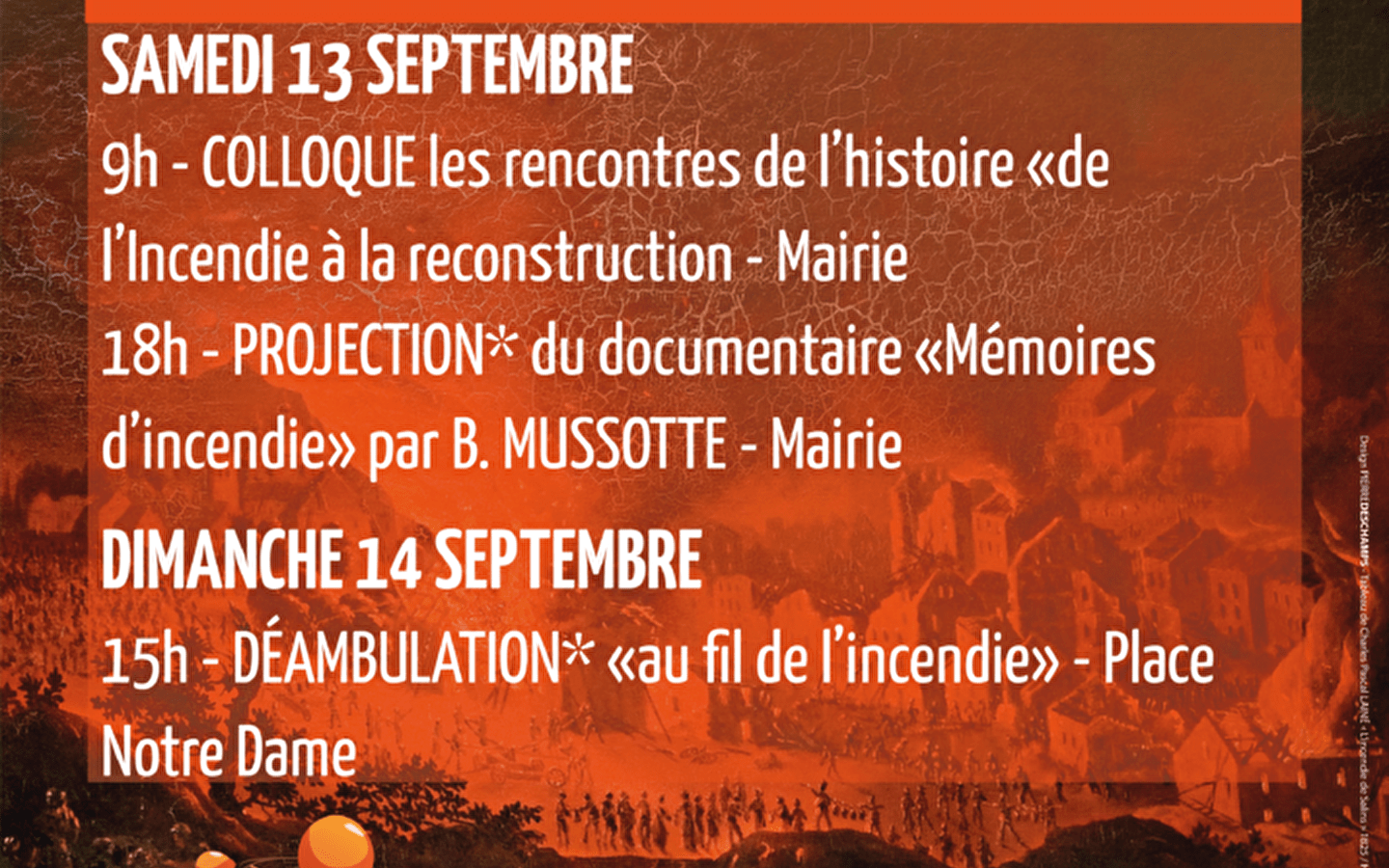 Bicentenary of the fire of 1825