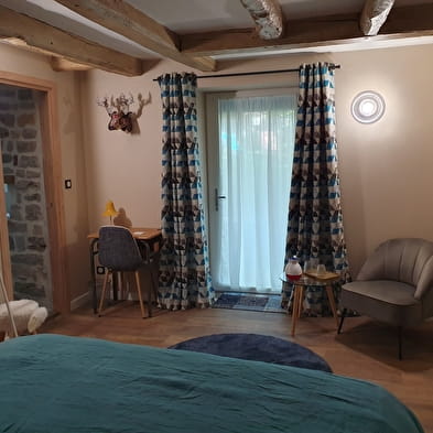 Maison d'hôtes Le Terrier - Chambre Indigo