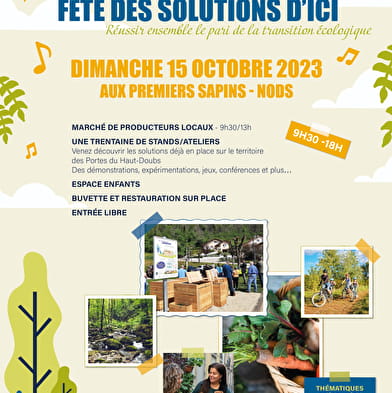 Fête des solutions d'ici: Meeting the challenge of the ecological transition together